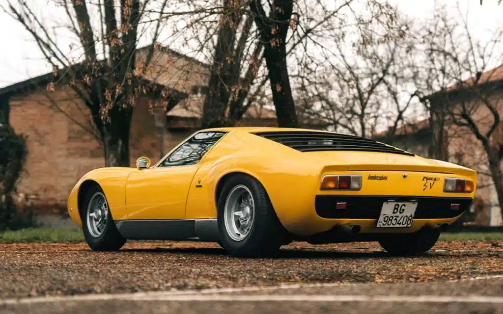A musician dubbed 'Greek Elvis' left a rare Lamborghini Miura S rotting in a hotel parking lot for 30 years after refusing to fix the iconic V12 engine