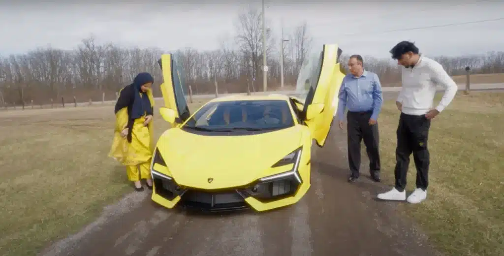 Canadian becomes youngest Lamborghini Revuelto owner in the country then surprises his parents