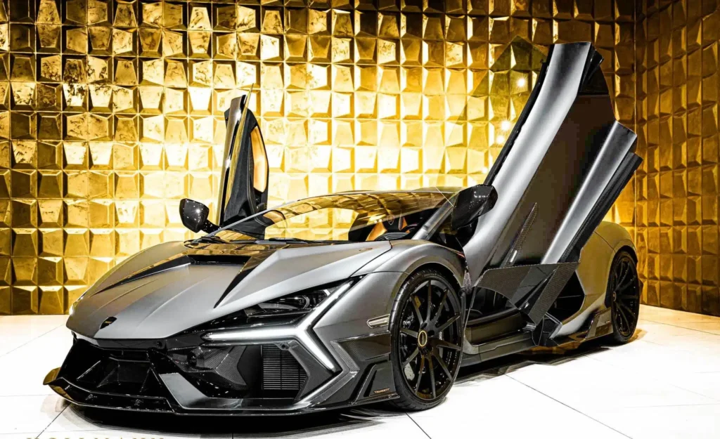 With a seven-digit price tag, this Lamborghini Revuelto is no stock supercar