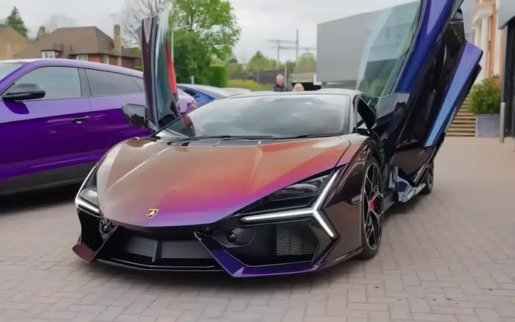 Man takes his Lamborghini Revuelto to a UK supercar club and it takes over the meet