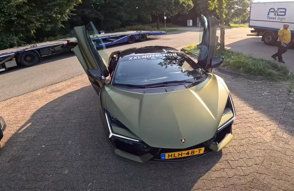 The Lamborghini Revuelto hit 230mph on the Autobahn, confirming its hybrid supercar power, real-world top speed, and record-setting Autobahn speed