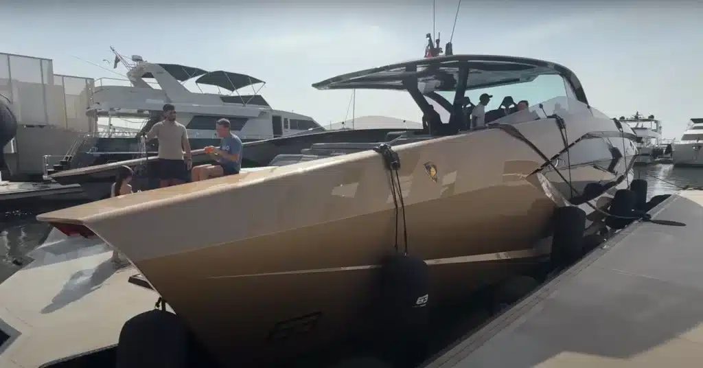 YouTuber shows off $5M Lamborghini yacht with optional extras that mean owner has spent ridiculous money