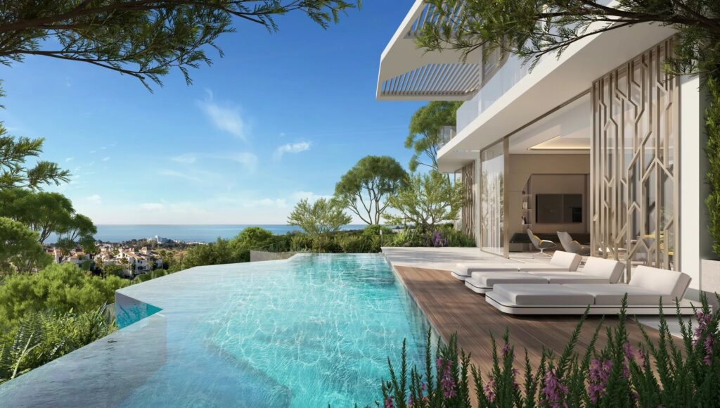 Lamborghini villas, swimming pool