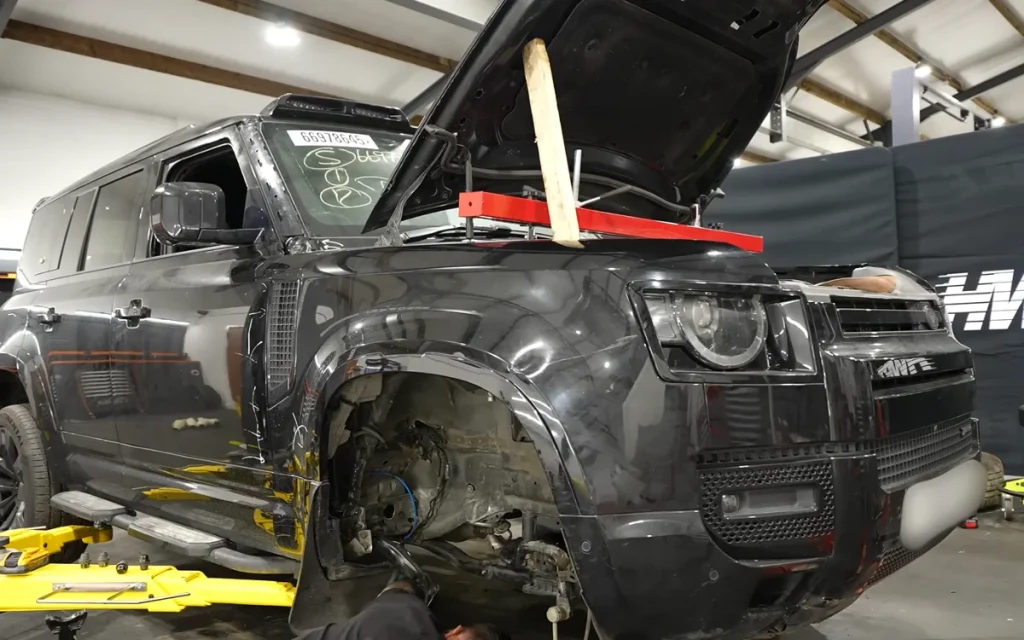 Mat Armstrong's girlfriend buys a 2021 Land Rover Defender expecting light damage and gets a reality check