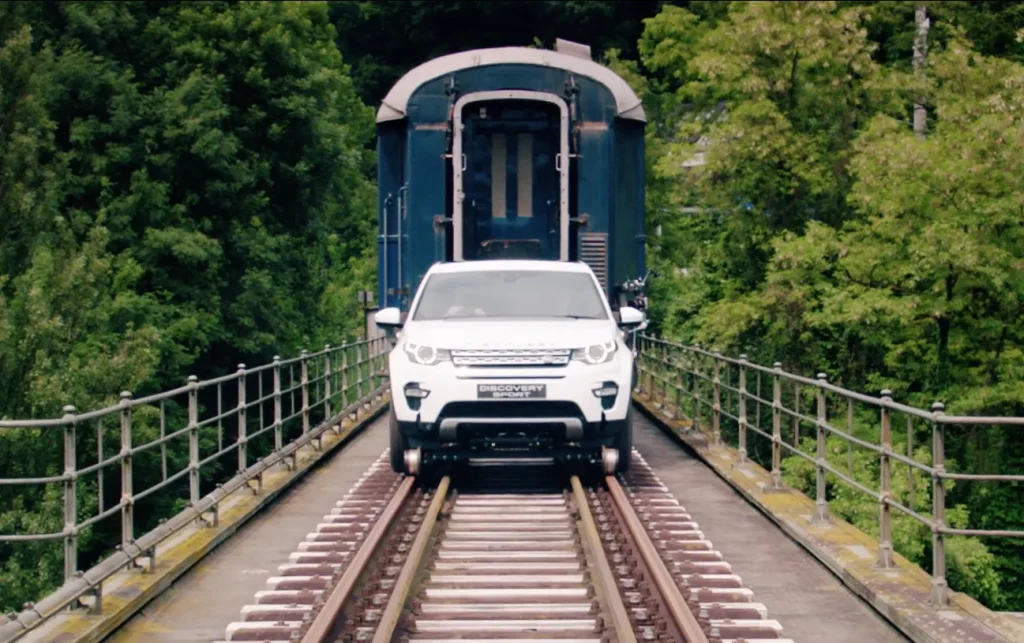 Land Rover Discovery Sport displayed its immense strength and towing capability by pulling a 108-ton train