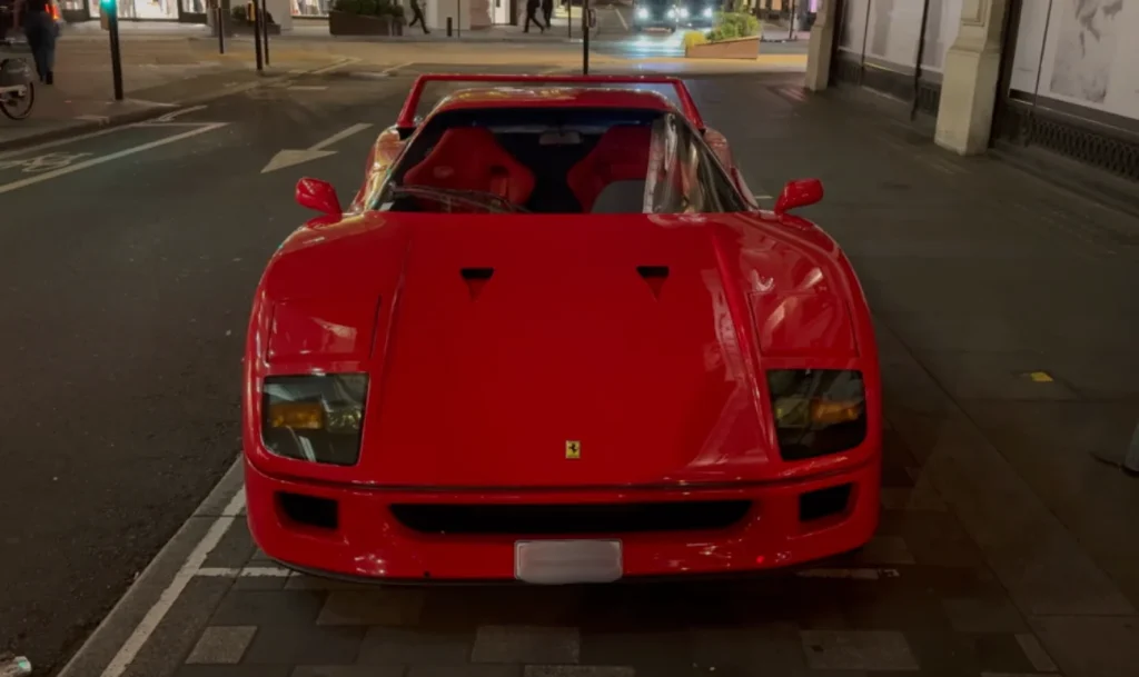F1 world champion Lando Norris spotted casually driving his Ferrari F40 through the streets of London