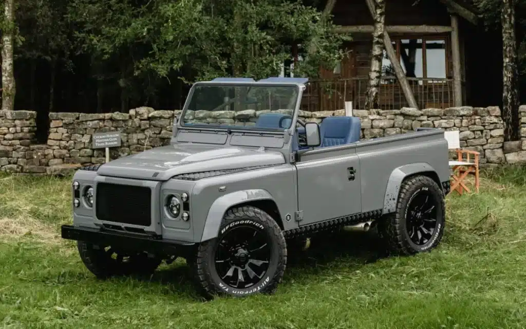 Lando Norris has a convertible Land Rover Defender with a pizza oven