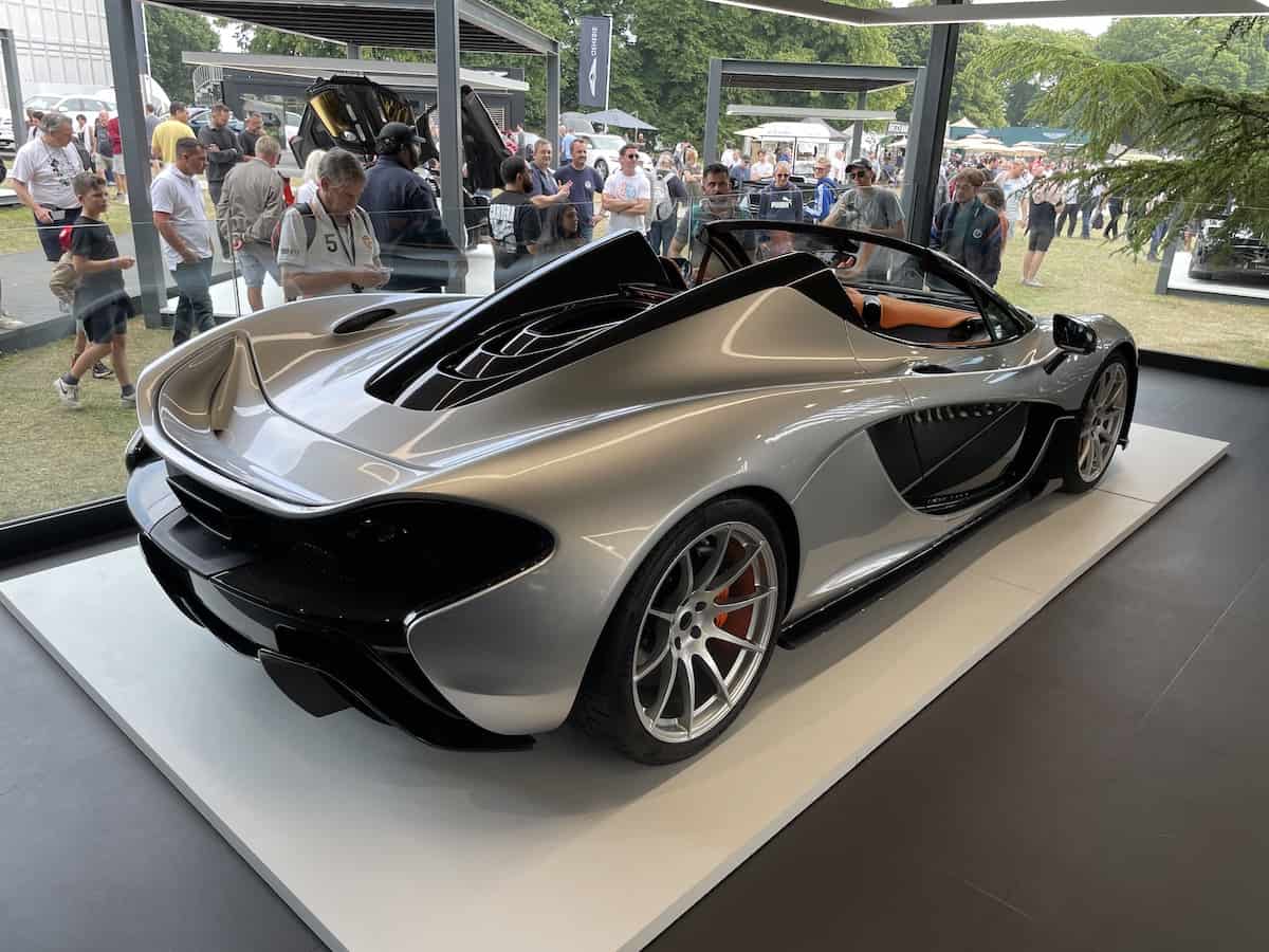 McLaren P1 Spider by Lazante on display at 2022 Goodwood Festival of Speed
