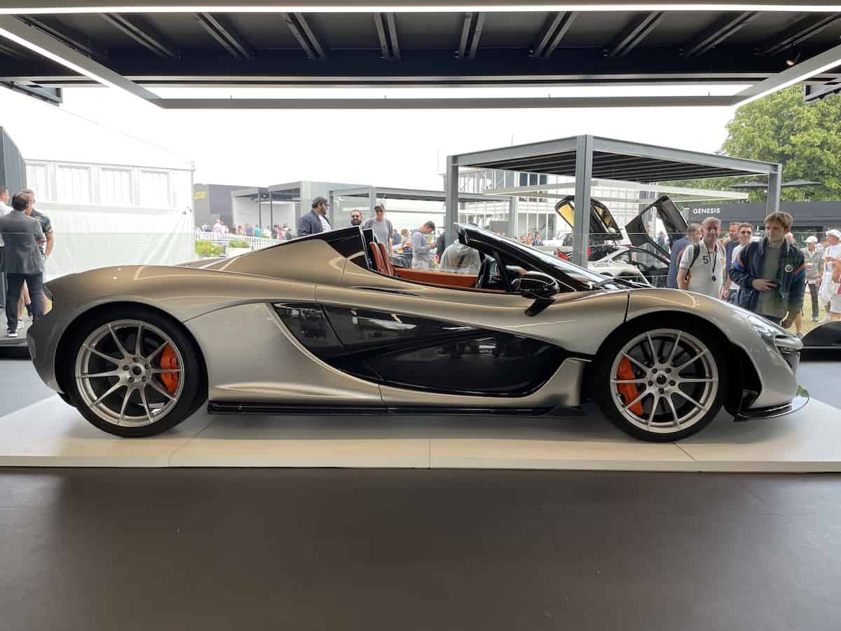 McLaren P1 Spider by Lanzante on display at 2022 Goodwood Festival of Speed