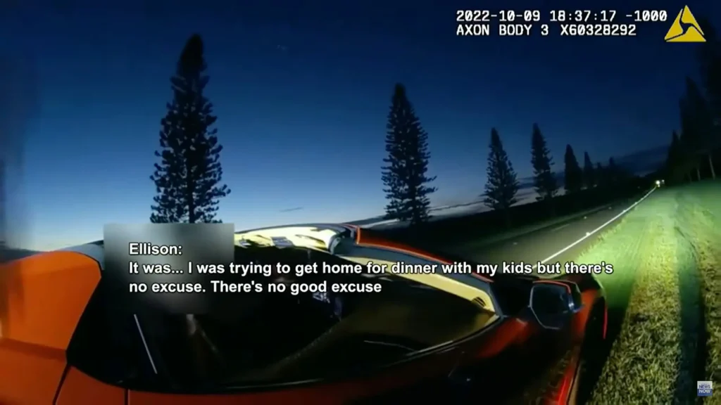 Larry Ellison, one of the world’s richest people, owns a sizable island in Hawaii, but he still got pulled over and received a speeding ticket while he was driving his Corvette