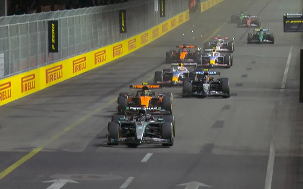 Fans found a hilarious way to tune into the Formula 1 Las Vegas Grand Prix for free as the public cameras in Sin City were left active throughout the race