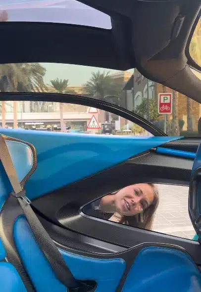 Woman drives a McLaren for the first time and struggles for breath in the 1700HP Senna