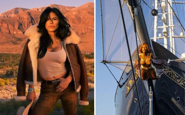 It was speculated the figurehead was a tribute to Lauren Sánchez