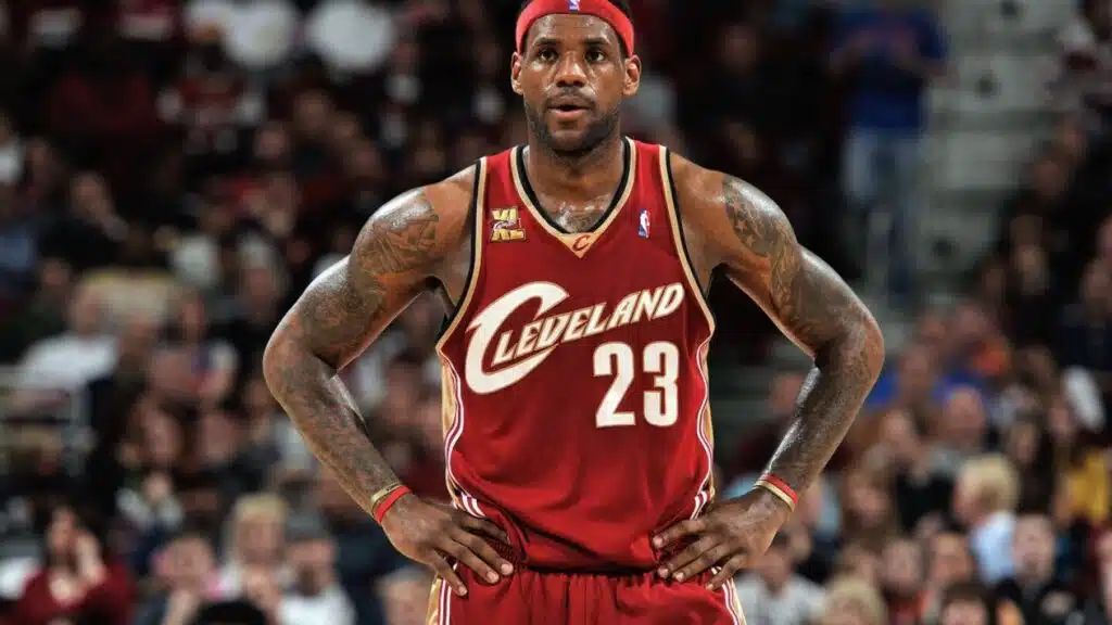 LeBron James was drafted straight out of high school by the Cleveland Cavaliers - and took the league by storm.