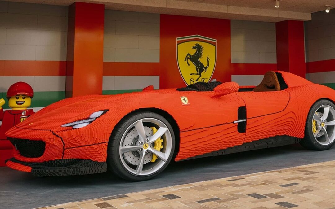 You can now build your own full-size Lego Ferrari