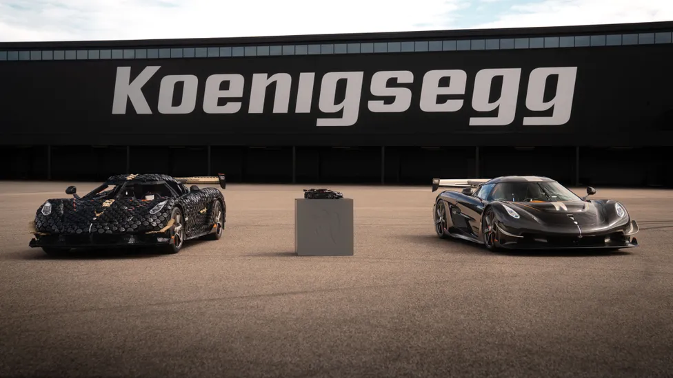 Lego builds a full-size Koenigsegg Sadair's Spear and it sets world record by becoming fastest ever Lego car
