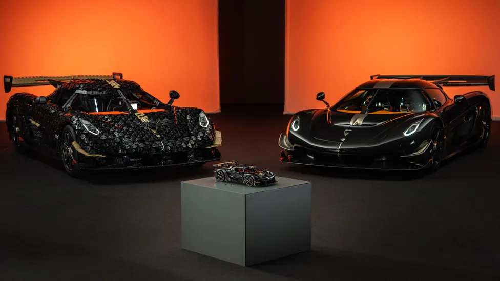 Lego builds a full-size Koenigsegg Sadair's Spear and it sets world record by becoming fastest ever Lego car