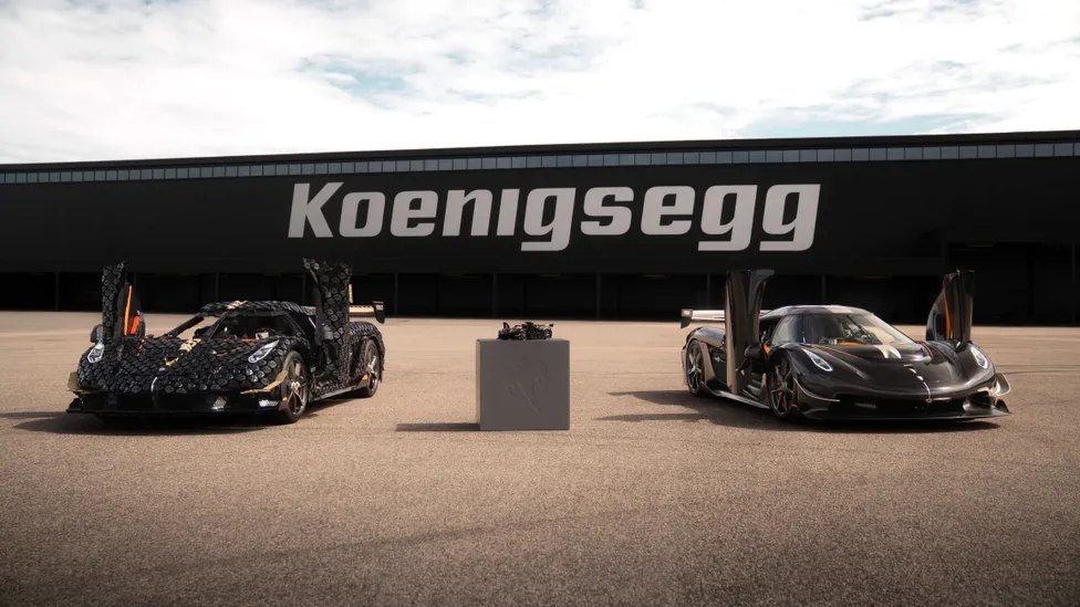 Lego builds a full-size Koenigsegg Sadair's Spear and it sets world record by becoming fastest ever Lego car
