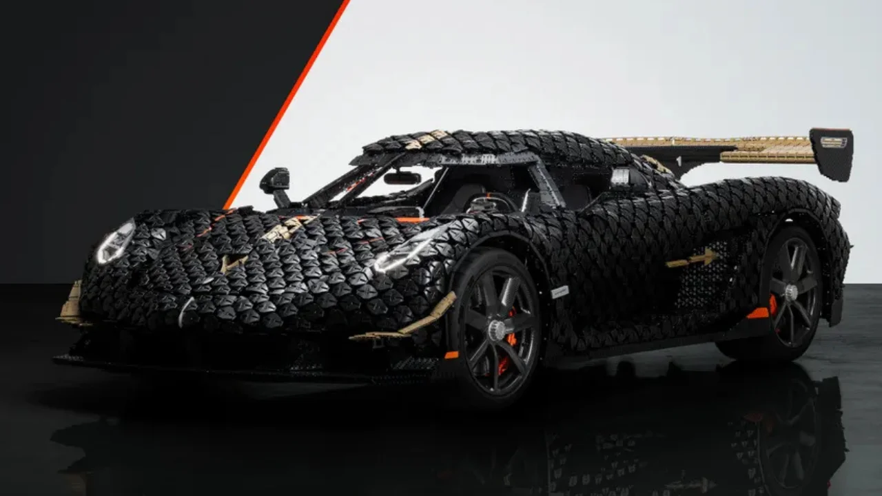 Lego builds a full-size Koenigsegg Sadair's Spear and it sets world record by becoming fastest ever Lego car