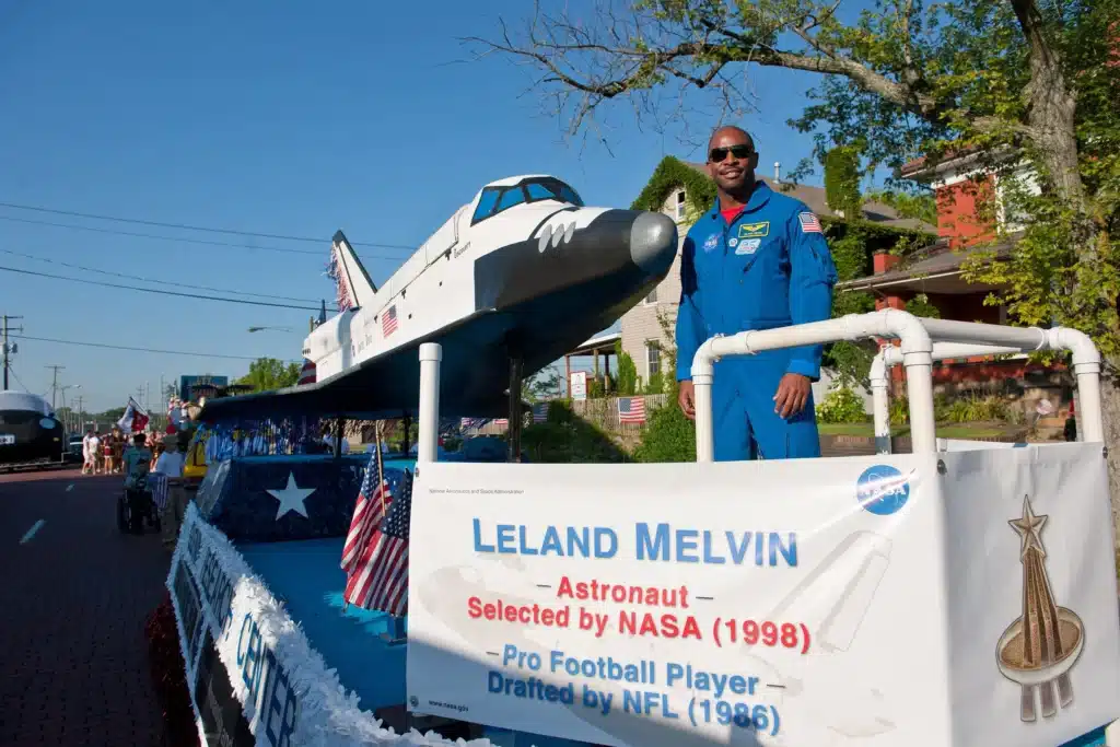 NASA astronaut Leland Melvin