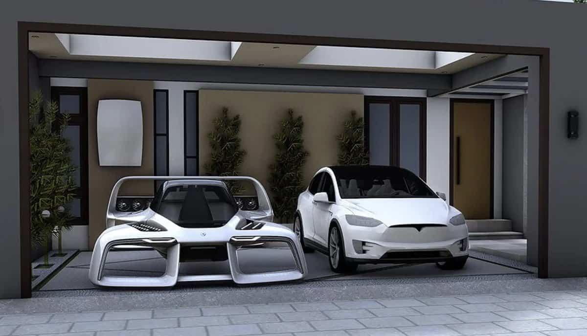 The eVTOL from Urban can fit in a normal garage