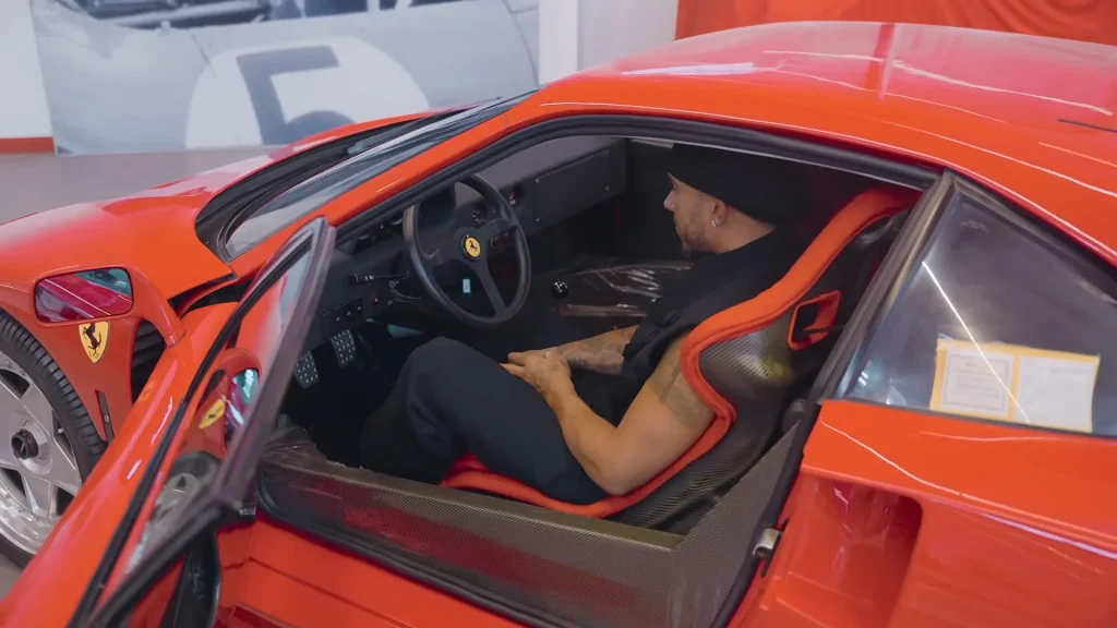 Lewis Hamilton’s 'car of his dreams' 1991 Ferrari F40 just got a Maranello-level restoration and he showcased every single step of it
