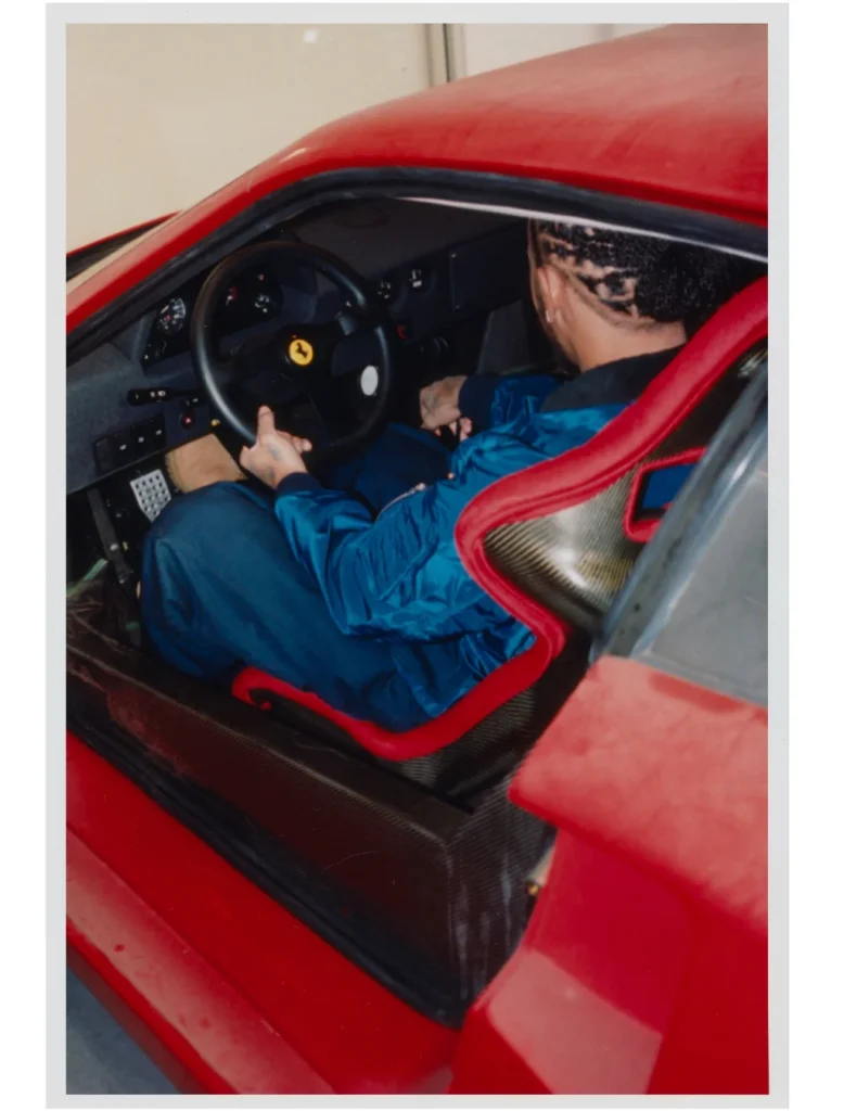 Lewis Hamilton finds 'car of his dreams' Ferrari F40 covered in dust in garage that it's been in for over 30 years and revives it in exceptional style