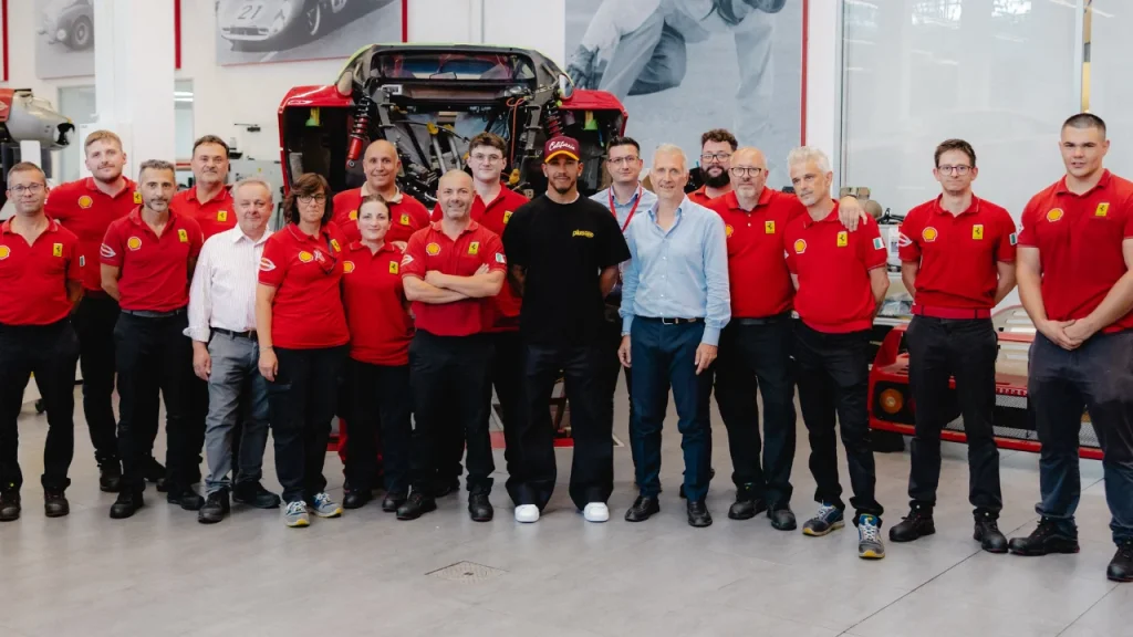 Lewis Hamilton finds 'car of his dreams' Ferrari F40 covered in dust in garage that it's been in for over 30 years and revives it in exceptional style