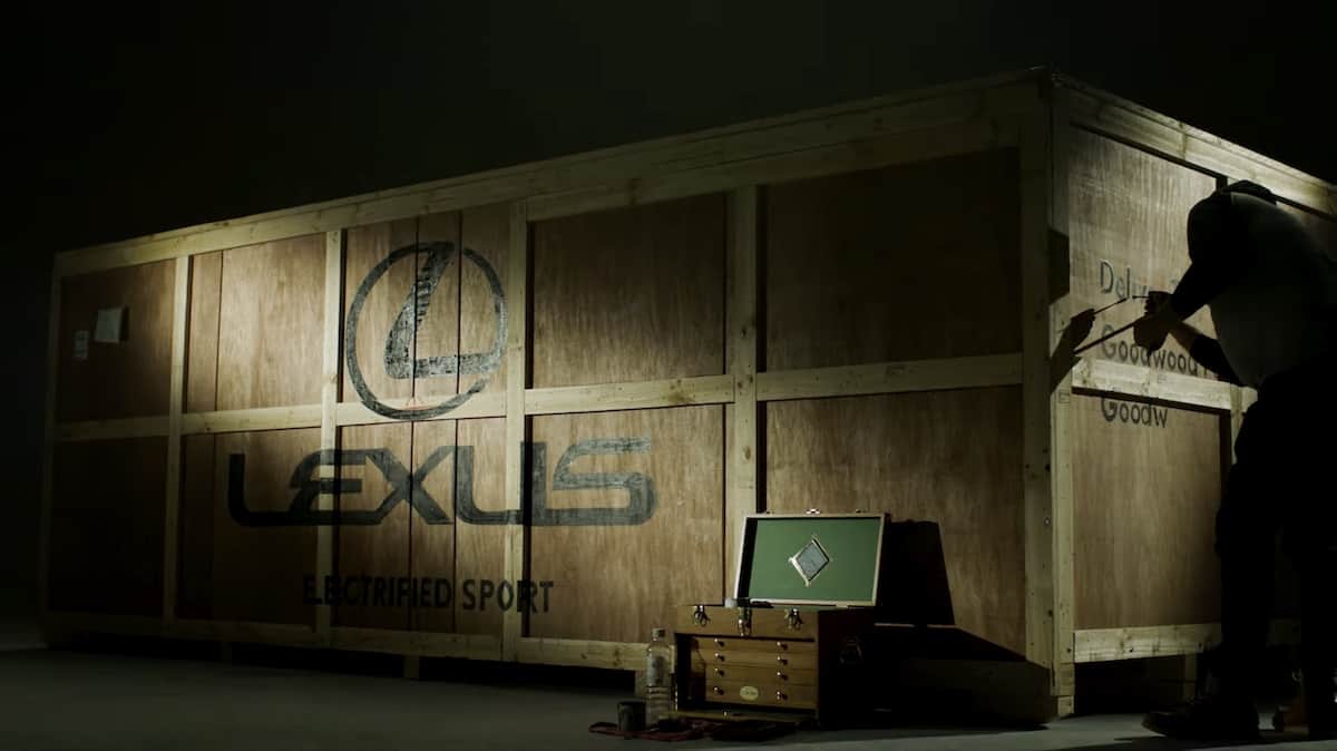 Lexus teaser for the Electrified Sport at Pebble Beach