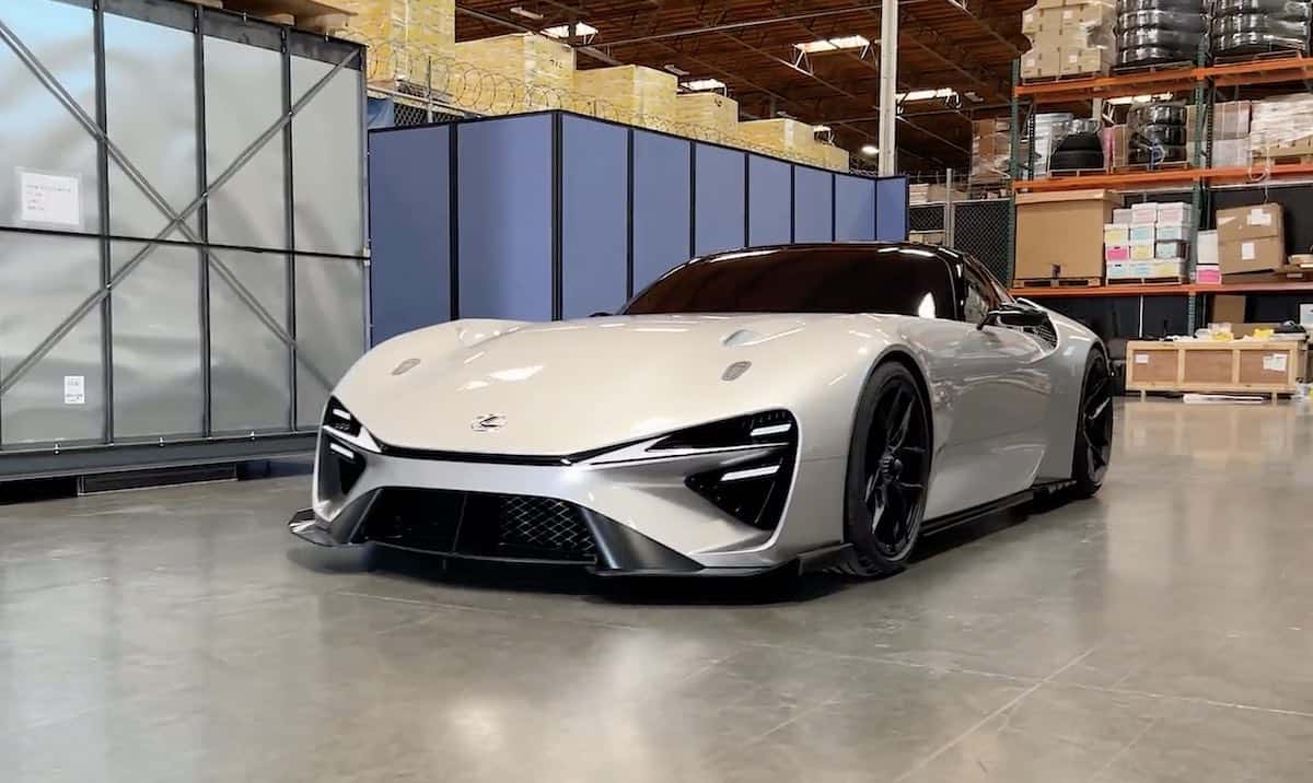 Lexus Electrified Sport concept driving