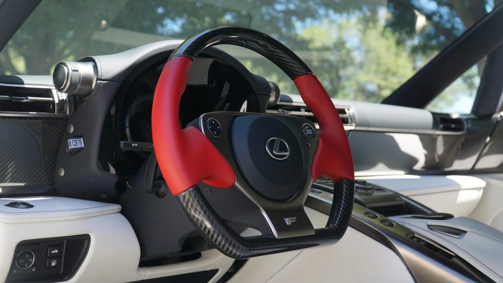 Lexus LFA steering wheel