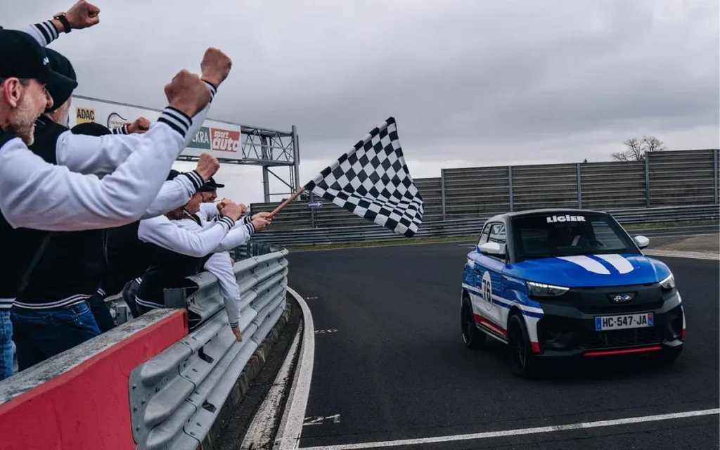 French microcar manufacturer Ligier has just set a very unique - and possibly unwanted - record at the Nurburgring in Germany