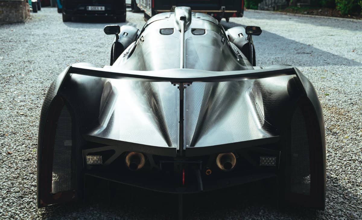Ligier JS P4 from the back