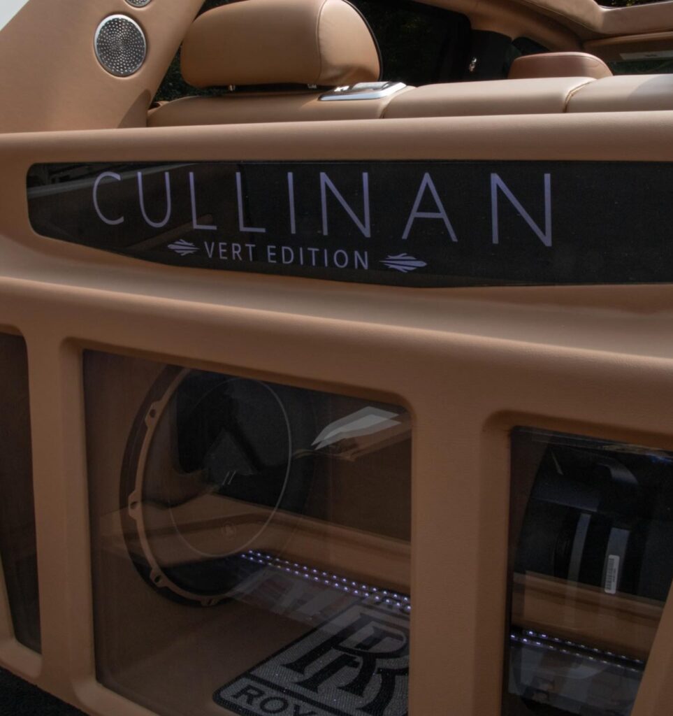 Lil Uzi Vert Rolls-Royce Cullinan, plaque