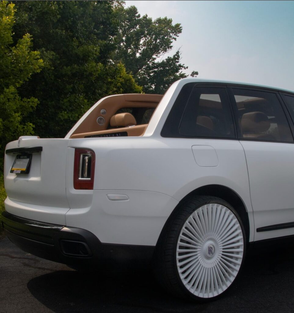 Lil Uzi Vert Rolls-Royce Cullinan, rear