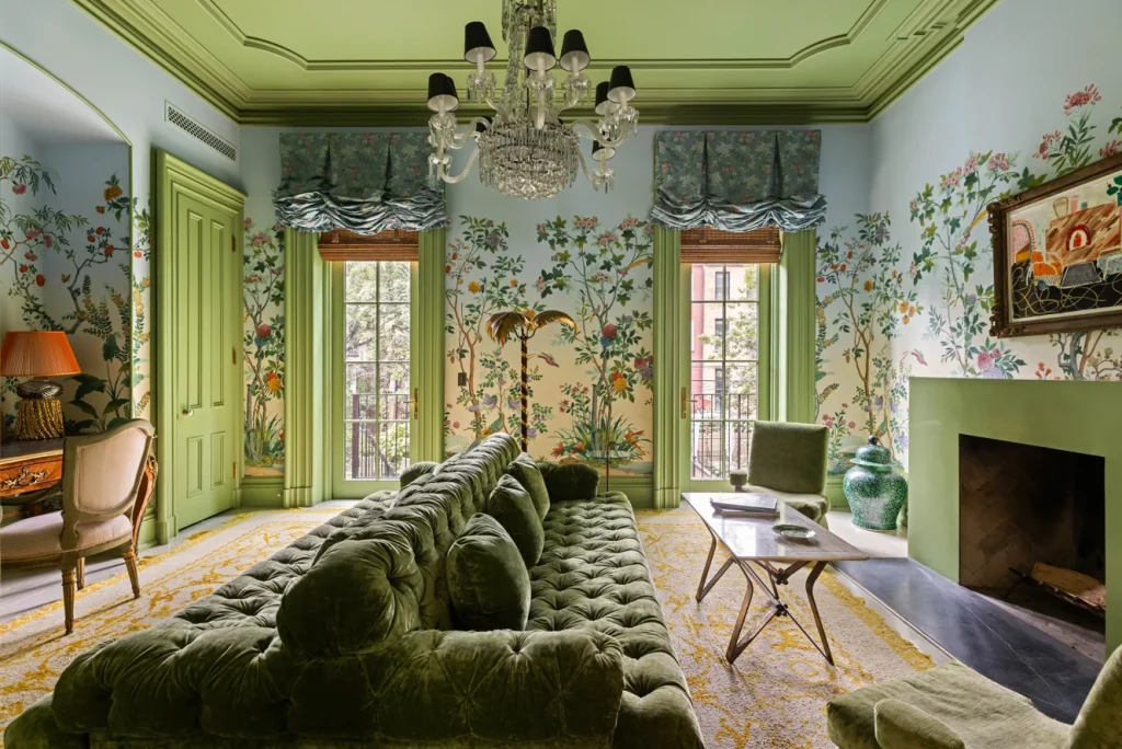 Lily Allen and David Harbour are selling their $8,000,000 Brooklyn townhouse, where maximalism meets New York cool