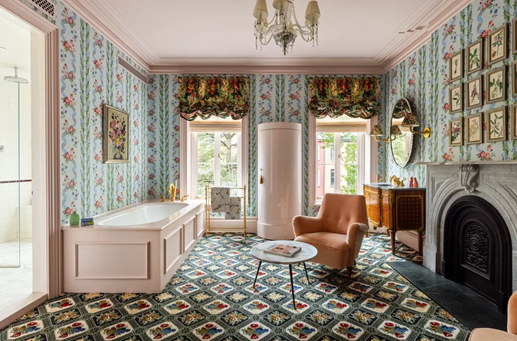 Lily Allen and David Harbour are selling their $8,000,000 Brooklyn townhouse, where maximalism meets New York cool