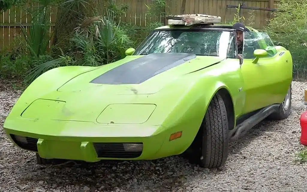 This 46-year-old Silver Anniversary special-edition Chevrolet Corvette went completely rogue with a lime dressing that was most definitely not on the menu