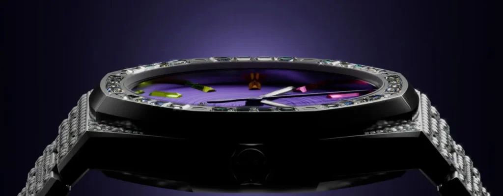 Ultra Violette luxury watch by GRWN
