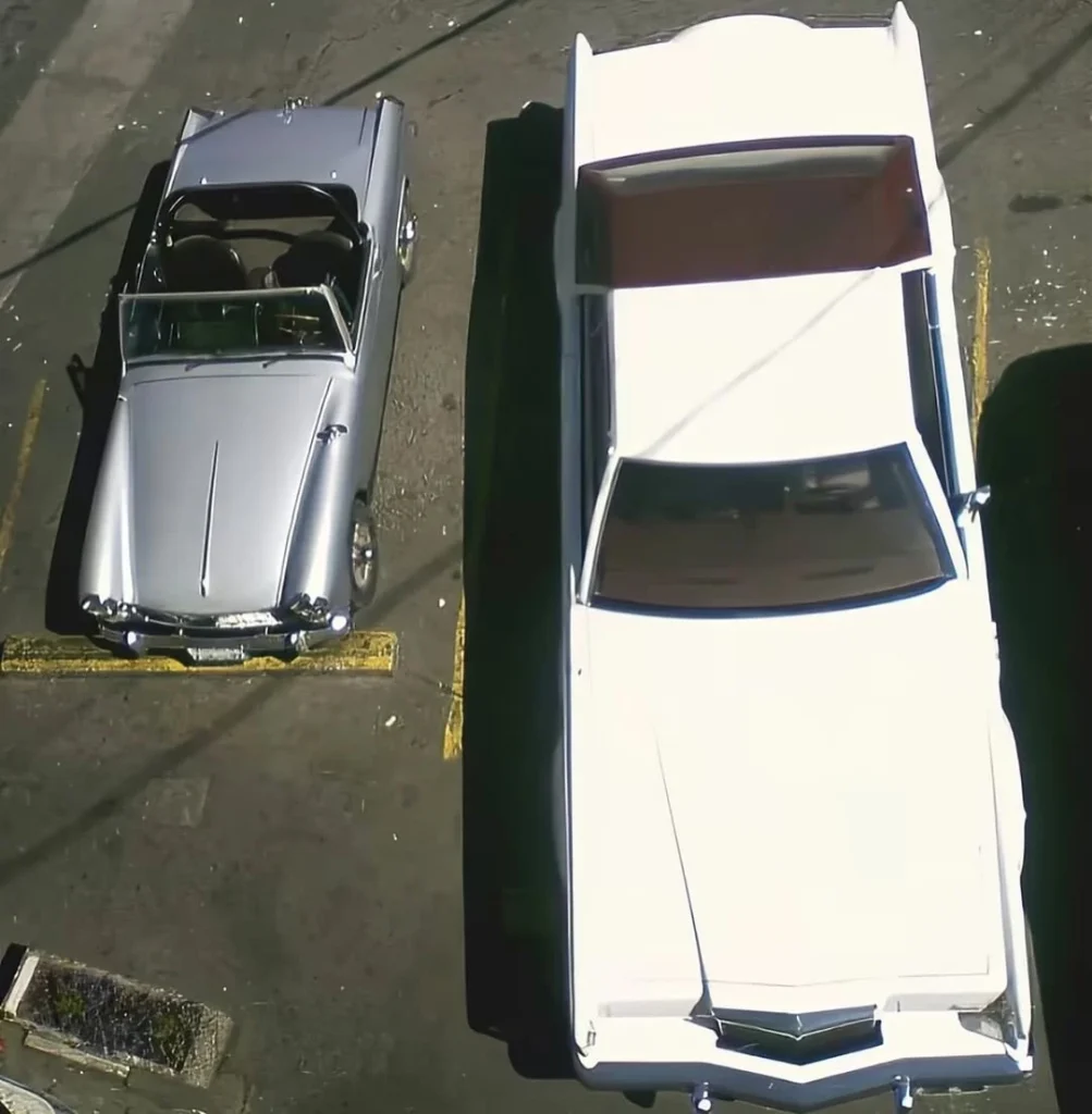 Wild photos show just how big a classic Lincoln Continental is compared to all other cars that aren't American land yachts