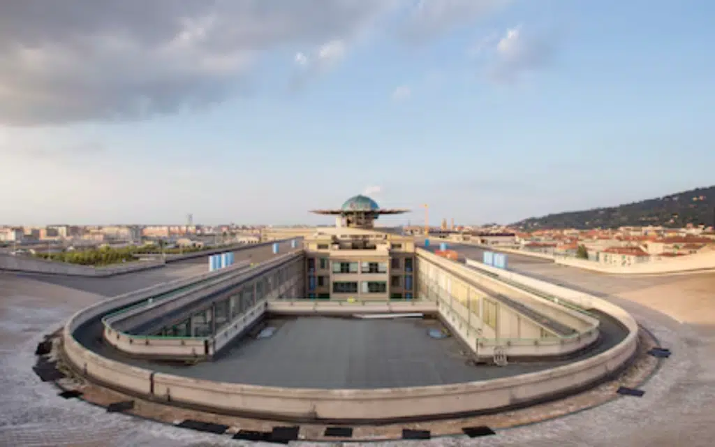 Old Fiat factory is now a retro-hotel with a rooftop garden and running track