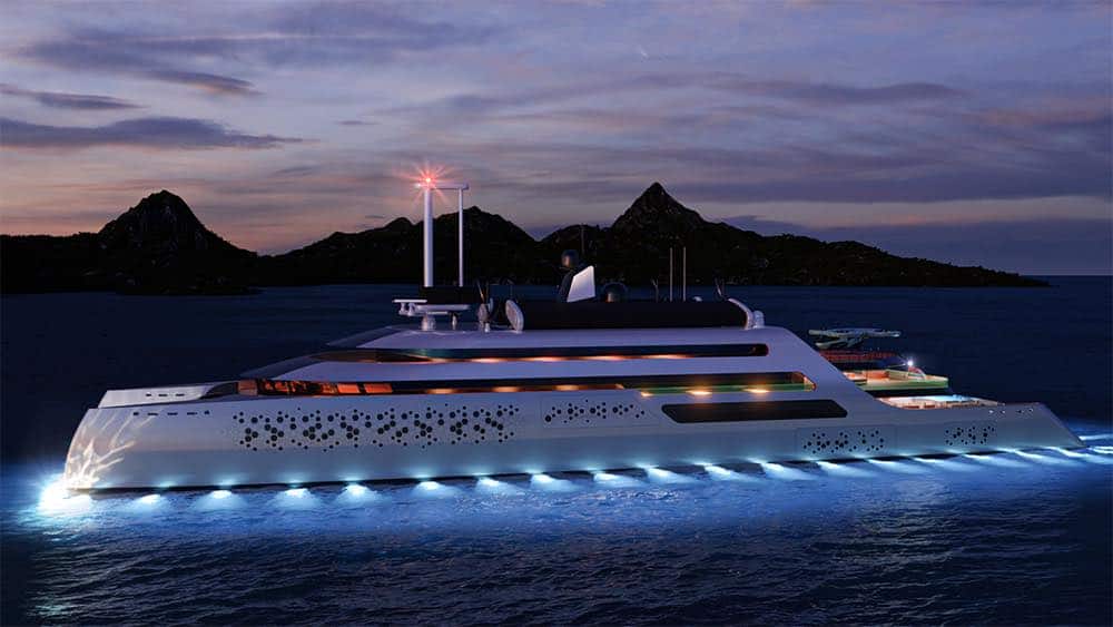 Lloyd Werft Bremerhaven's Albatross yacht concept