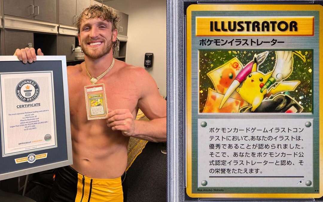 Logan Paul has turned the most expensive Pokémon card in the world into an NFT