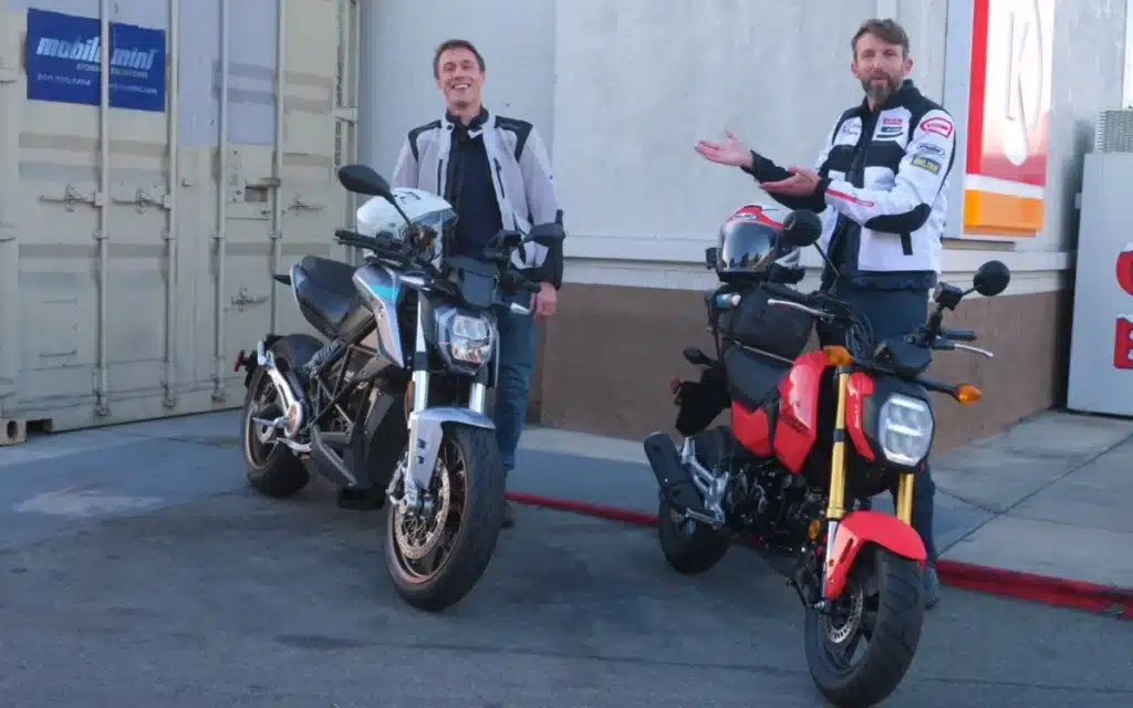 Los Angeles San Francisco electric motorcycle Honda grom