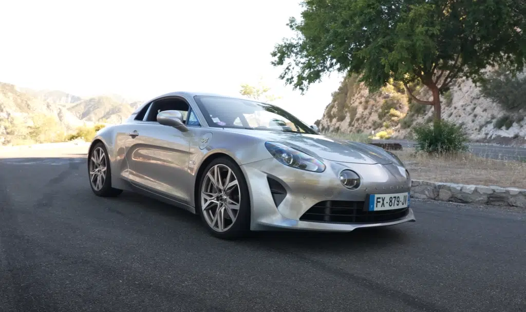 The Alpine A110, a lightweight sports car and mid-engine coupe, impressed in California but remains unavailable to American buyers