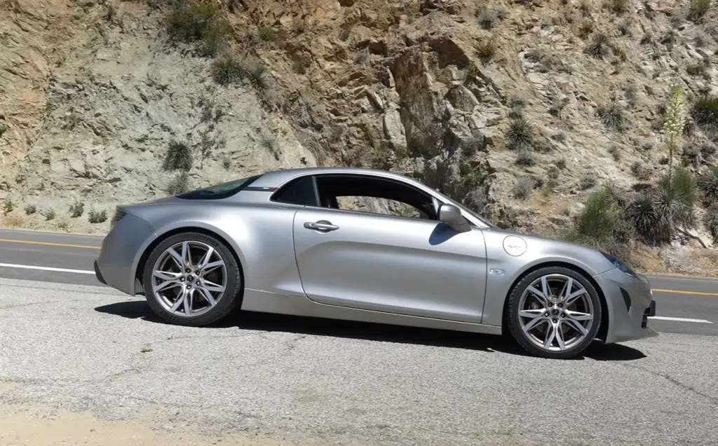 The Alpine A110, a lightweight sports car and mid-engine coupe, impressed in California but remains unavailable to American buyers