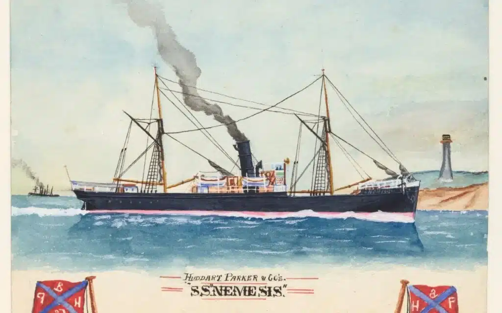 Painting of SS Nemesis