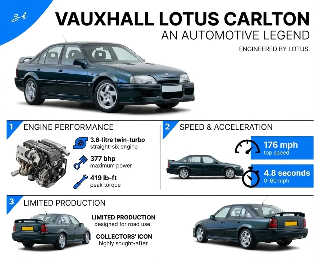 Lost Vauxhall Lotus Carlton from the Sultan of Brunei's collection has been found after 35 years and is now up for auction