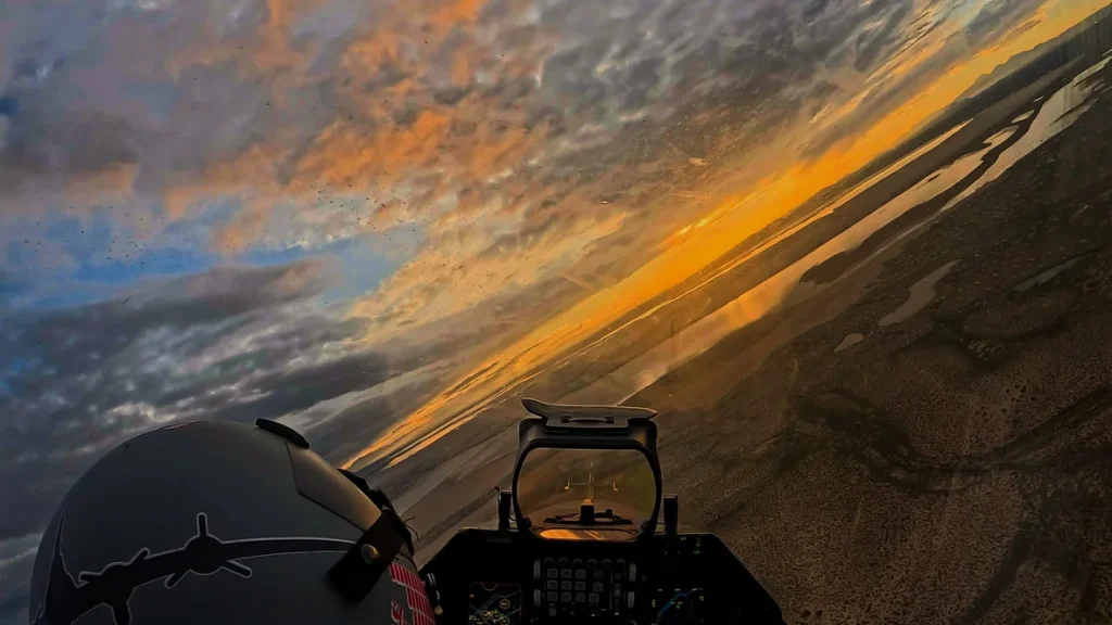 First British civilian to fly supersonic in an F-16 at Edwards reveals what it actually feels like to hit Mach 1.58