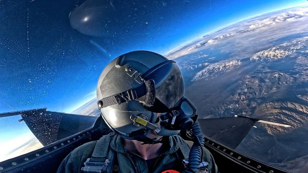 First British civilian to fly supersonic in an F-16 at Edwards reveals what it actually feels like to hit Mach 1.58
